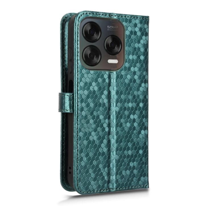 For ZTE Blade V70 Design 4G / V70 Vita Honeycomb Dot Texture Leather Phone Case