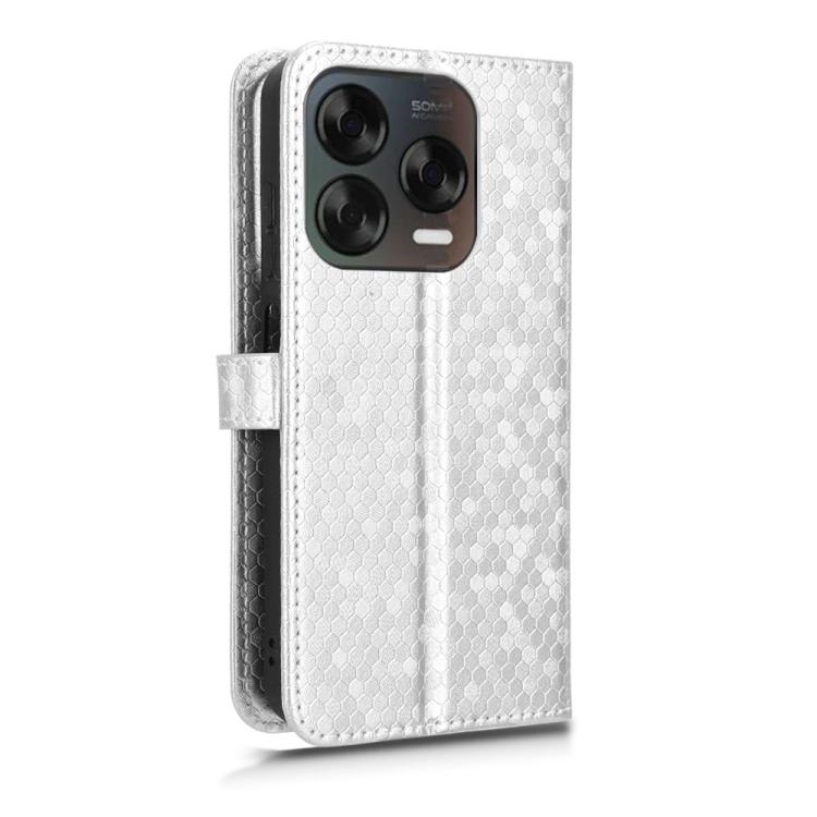 For ZTE Blade V70 Design 4G / V70 Vita Honeycomb Dot Texture Leather Phone Case