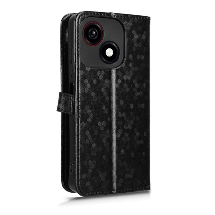 For ZTE Blade A35e / Z2466 Honeycomb Dot Texture Leather Phone Case