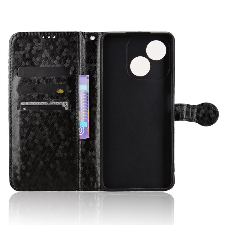 For ZTE Blade A35e / Z2466 Honeycomb Dot Texture Leather Phone Case