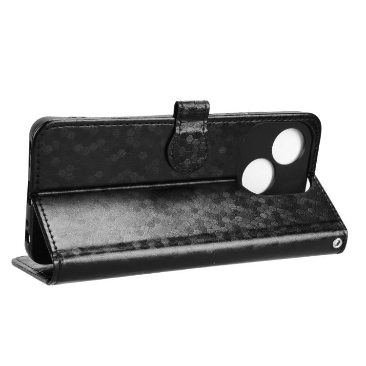 For ZTE Blade A35e / Z2466 Honeycomb Dot Texture Leather Phone Case