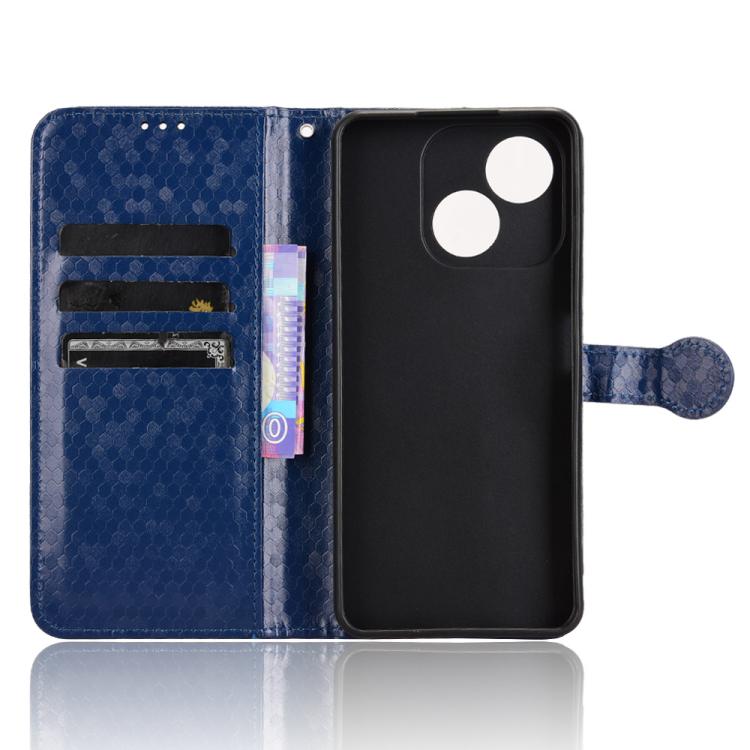 For ZTE Blade A35e / Z2466 Honeycomb Dot Texture Leather Phone Case