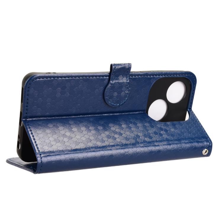 For ZTE Blade A35e / Z2466 Honeycomb Dot Texture Leather Phone Case