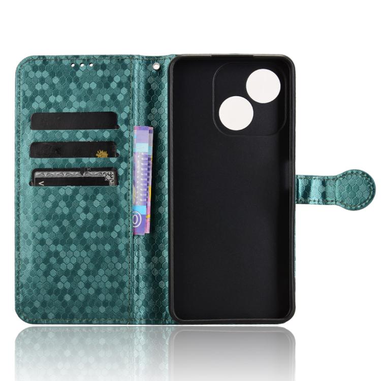 For ZTE Blade A35e / Z2466 Honeycomb Dot Texture Leather Phone Case