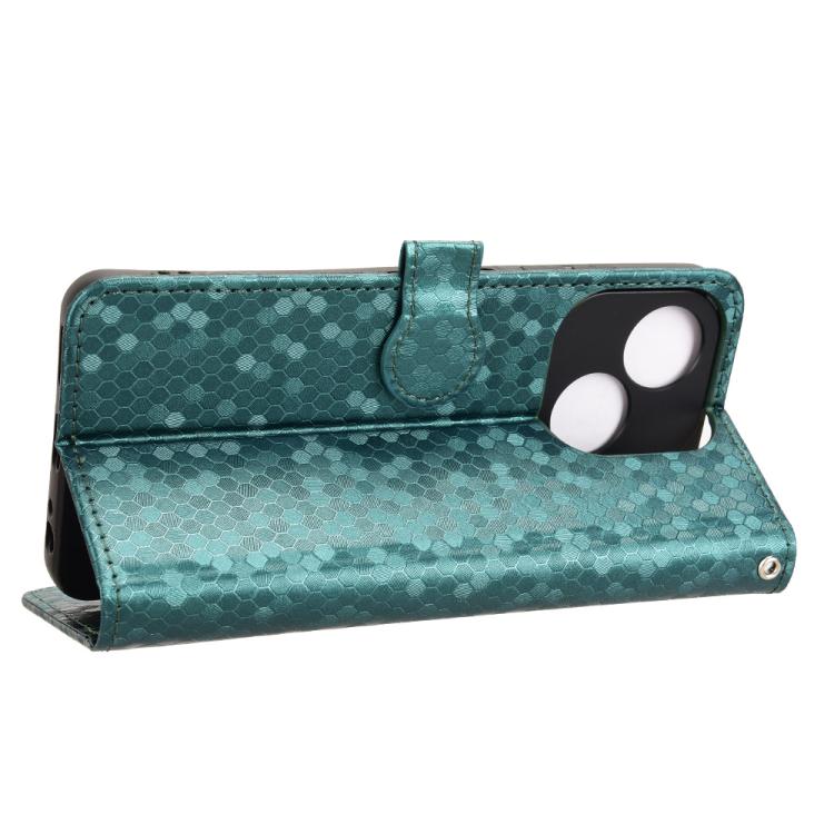 For ZTE Blade A35e / Z2466 Honeycomb Dot Texture Leather Phone Case