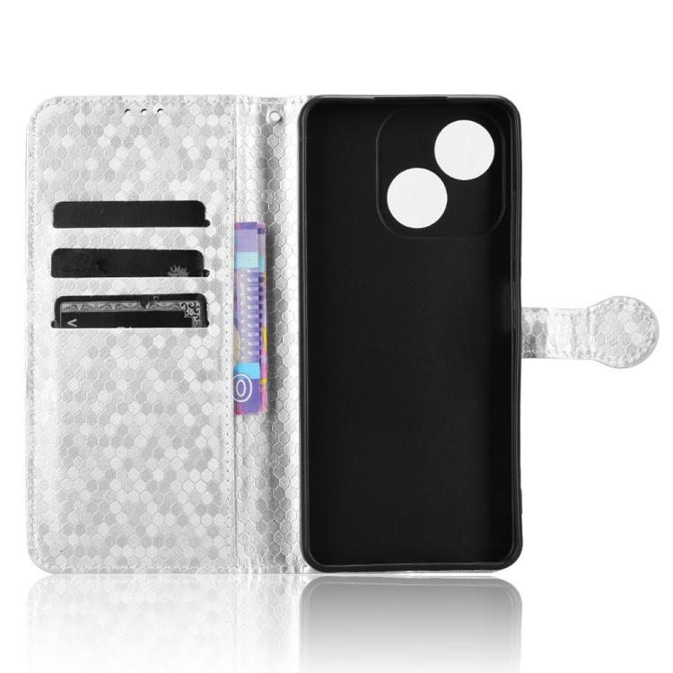 For ZTE Blade A35e / Z2466 Honeycomb Dot Texture Leather Phone Case