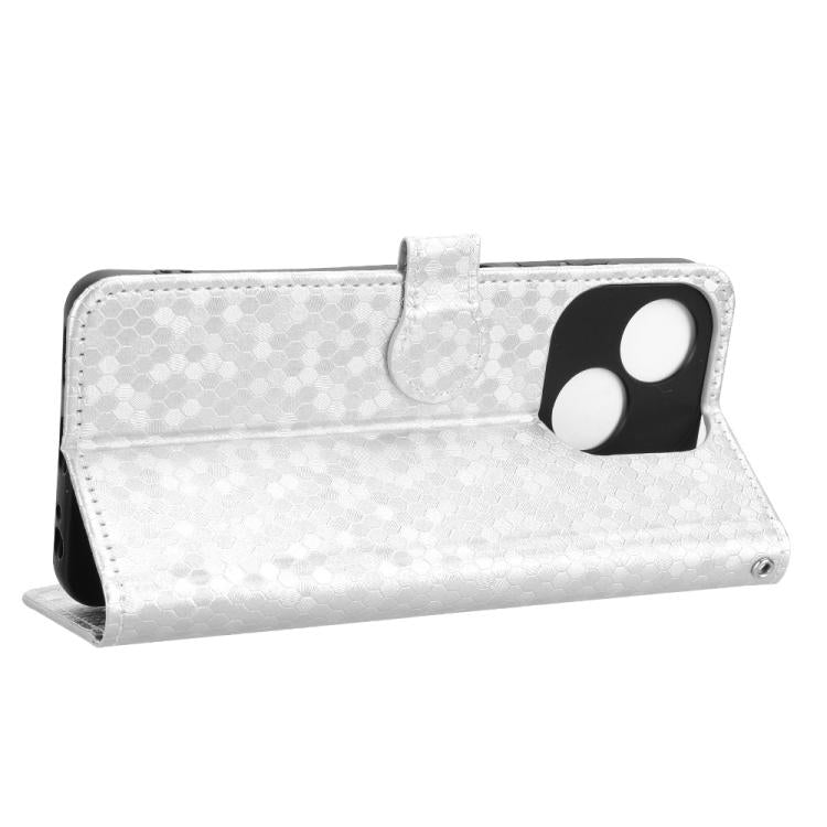 For ZTE Blade A35e / Z2466 Honeycomb Dot Texture Leather Phone Case