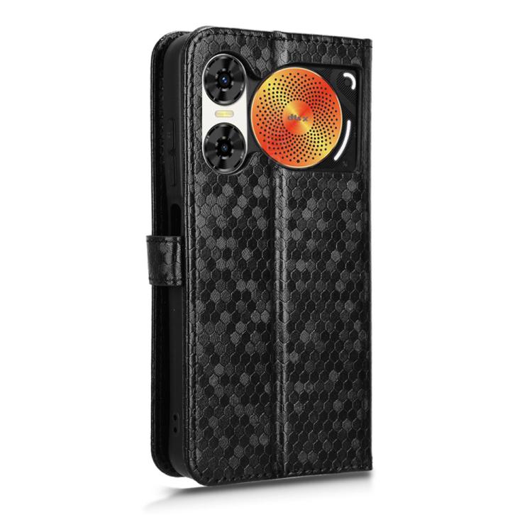 For ZTE nubia Music 2 Honeycomb Dot Texture Leather Phone Case