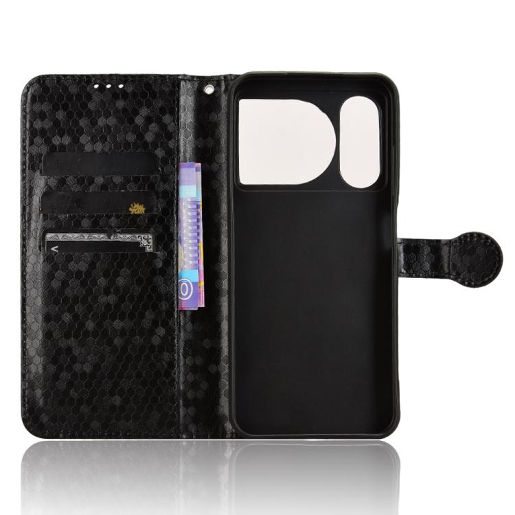 For ZTE nubia Music 2 Honeycomb Dot Texture Leather Phone Case