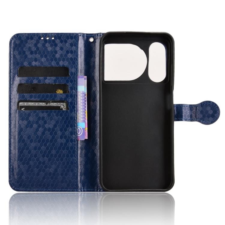 For ZTE nubia Music 2 Honeycomb Dot Texture Leather Phone Case