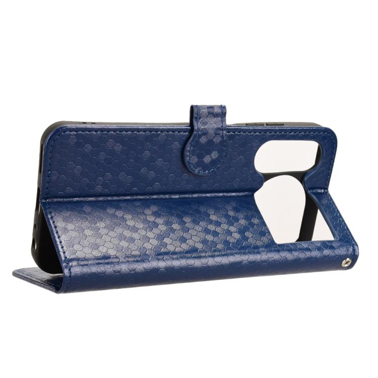 For ZTE nubia Music 2 Honeycomb Dot Texture Leather Phone Case