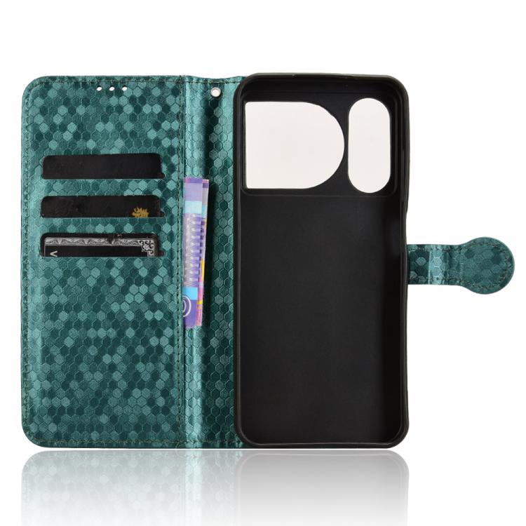 For ZTE nubia Music 2 Honeycomb Dot Texture Leather Phone Case