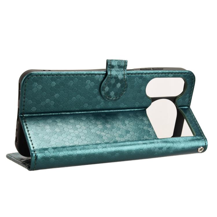 For ZTE nubia Music 2 Honeycomb Dot Texture Leather Phone Case