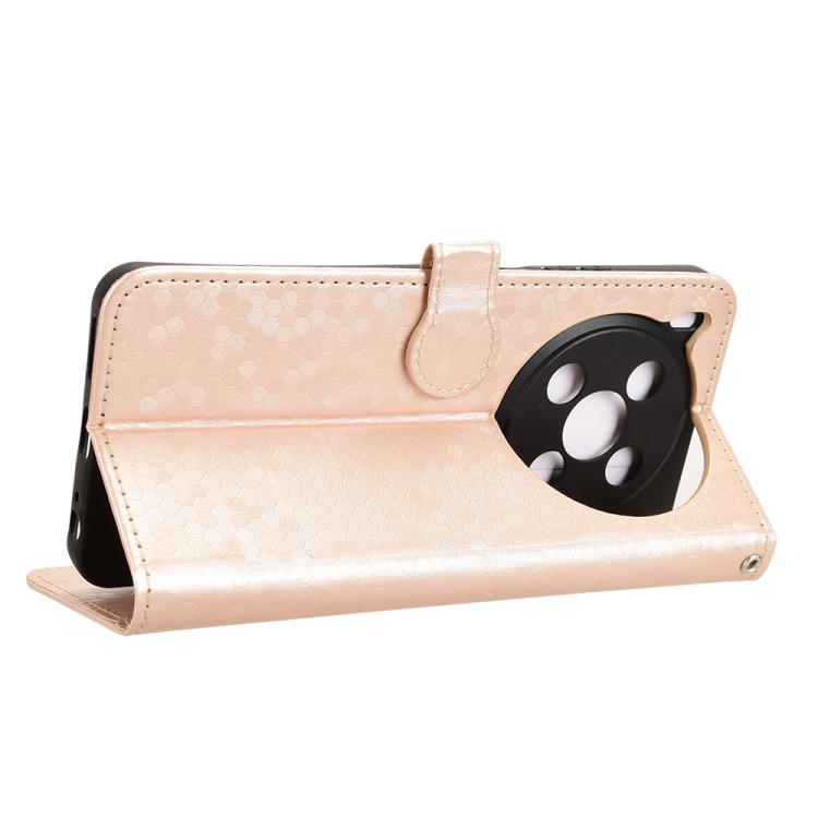 For ZTE Blade V70 Max Honeycomb Dot Texture Leather Phone Case