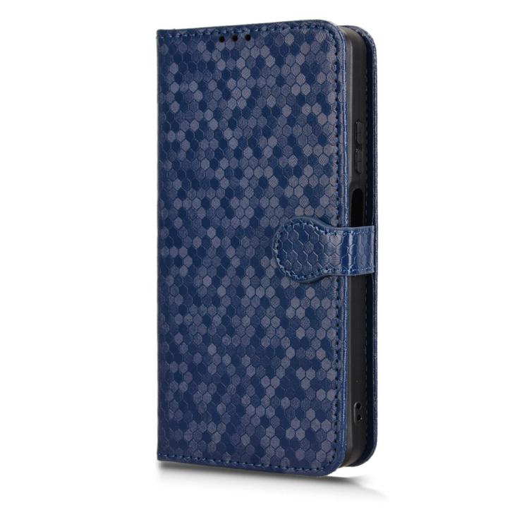 For ZTE Blade V70 Max Honeycomb Dot Texture Leather Phone Case