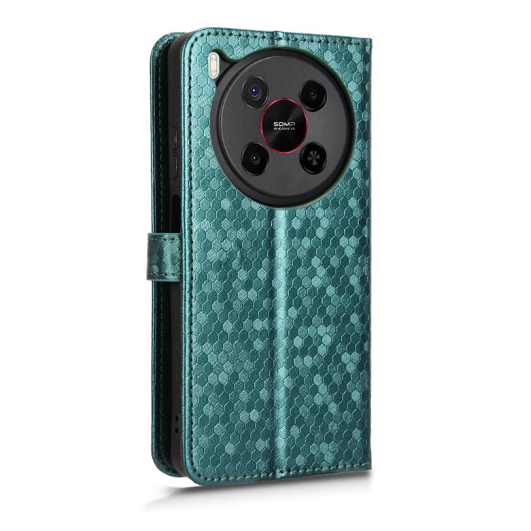 For ZTE Blade V70 Max Honeycomb Dot Texture Leather Phone Case