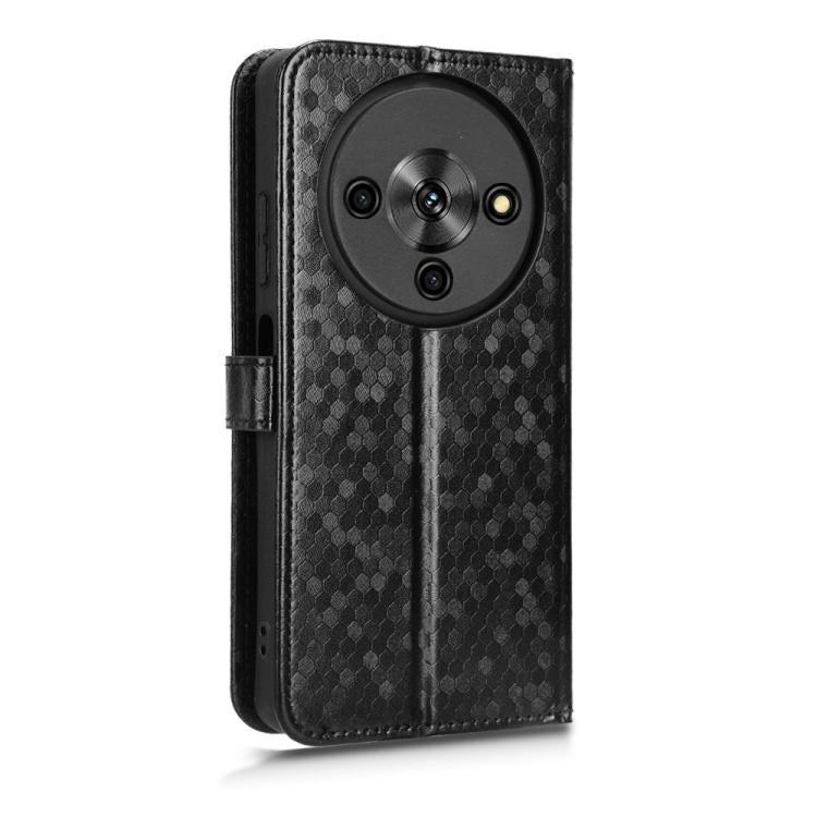 For ZTE Blade A76 5G Honeycomb Dot Texture Leather Phone Case