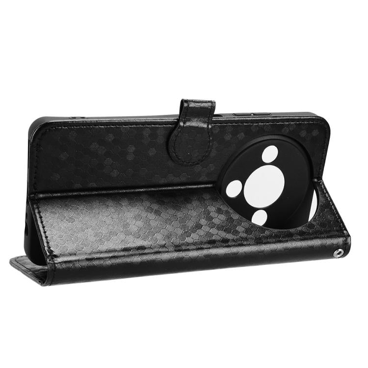 For ZTE Blade A76 5G Honeycomb Dot Texture Leather Phone Case