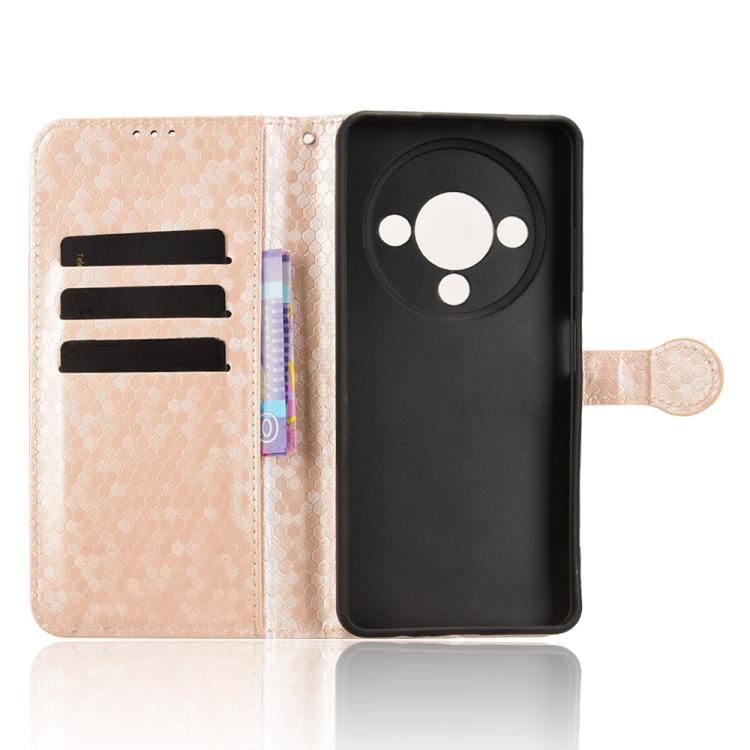 For ZTE Blade A76 5G Honeycomb Dot Texture Leather Phone Case