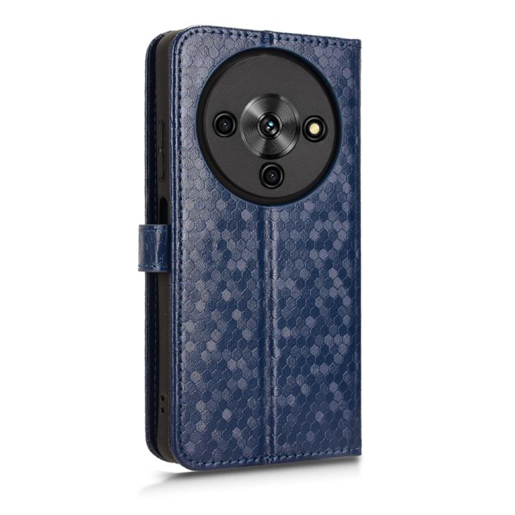 For ZTE Blade A76 5G Honeycomb Dot Texture Leather Phone Case