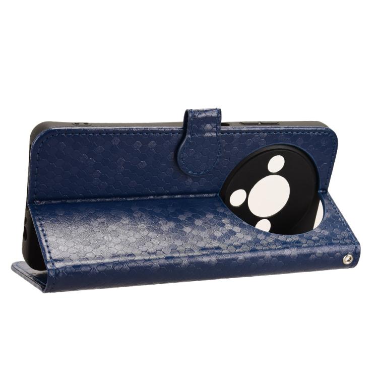 For ZTE Blade A76 5G Honeycomb Dot Texture Leather Phone Case