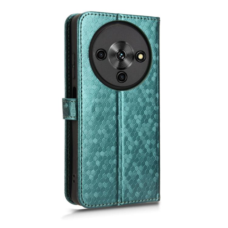 For ZTE Blade A76 5G Honeycomb Dot Texture Leather Phone Case