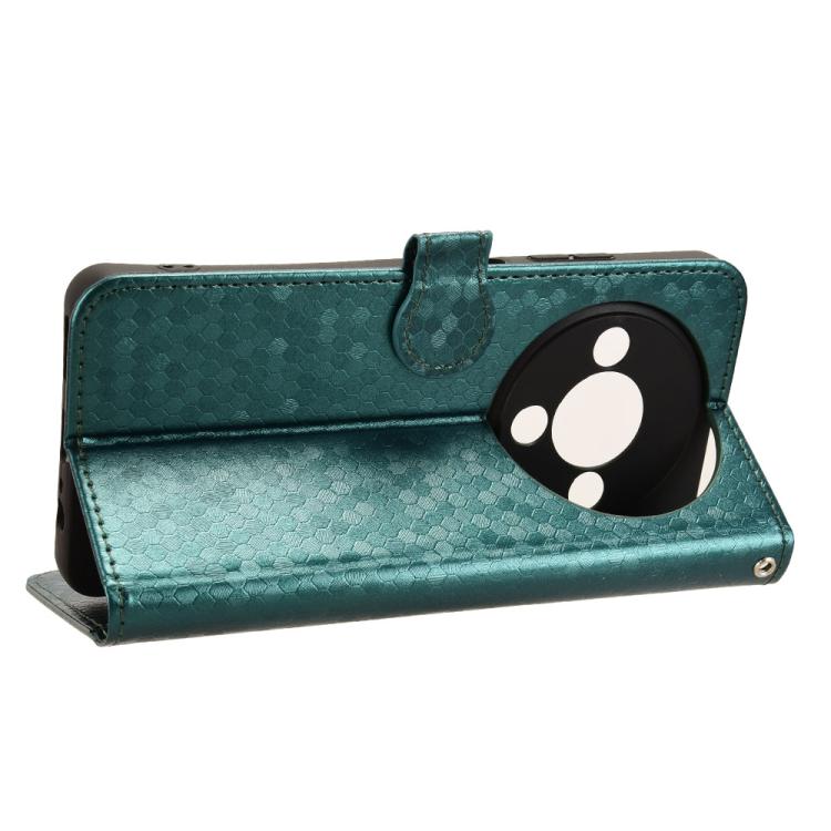 For ZTE Blade A76 5G Honeycomb Dot Texture Leather Phone Case