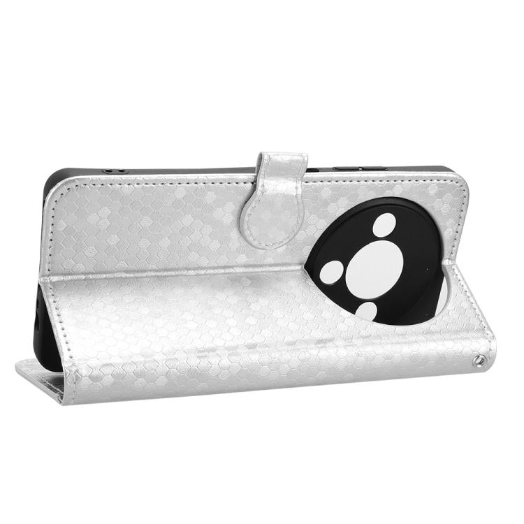 For ZTE Blade A76 5G Honeycomb Dot Texture Leather Phone Case