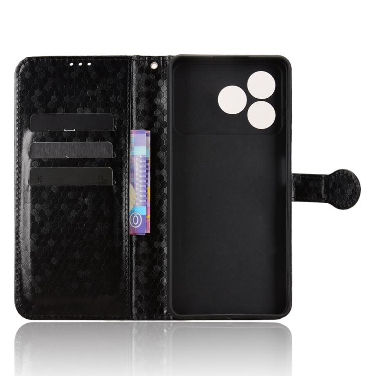 For ZTE Blade A36 4G Honeycomb Dot Texture Leather Phone Case