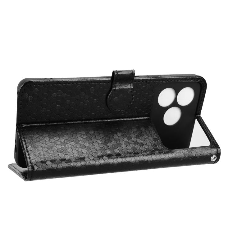 For ZTE Blade A36 4G Honeycomb Dot Texture Leather Phone Case