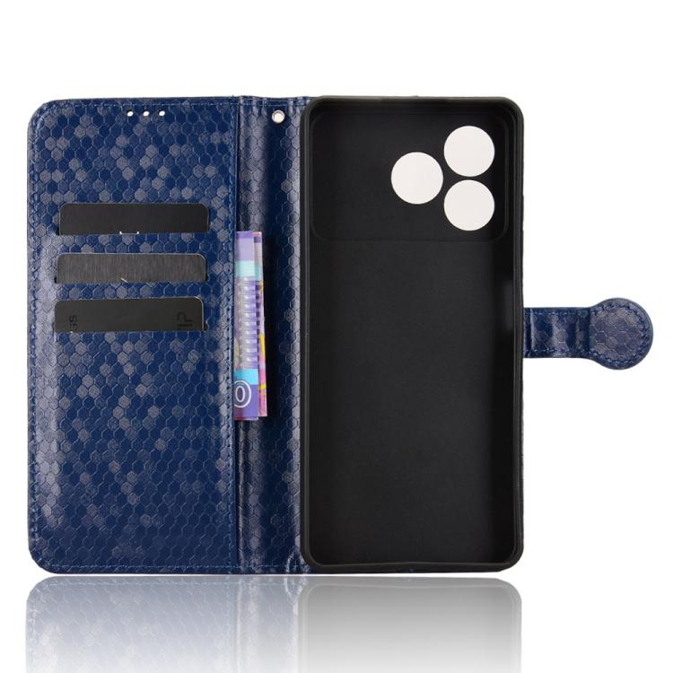 For ZTE Blade A36 4G Honeycomb Dot Texture Leather Phone Case