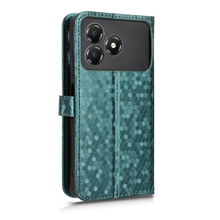 For ZTE Blade A36 4G Honeycomb Dot Texture Leather Phone Case