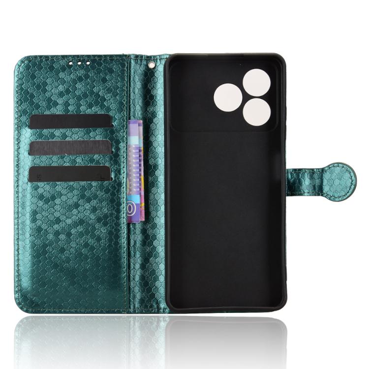 For ZTE Blade A36 4G Honeycomb Dot Texture Leather Phone Case