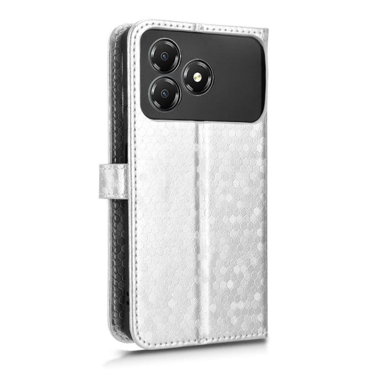 For ZTE Blade A36 4G Honeycomb Dot Texture Leather Phone Case