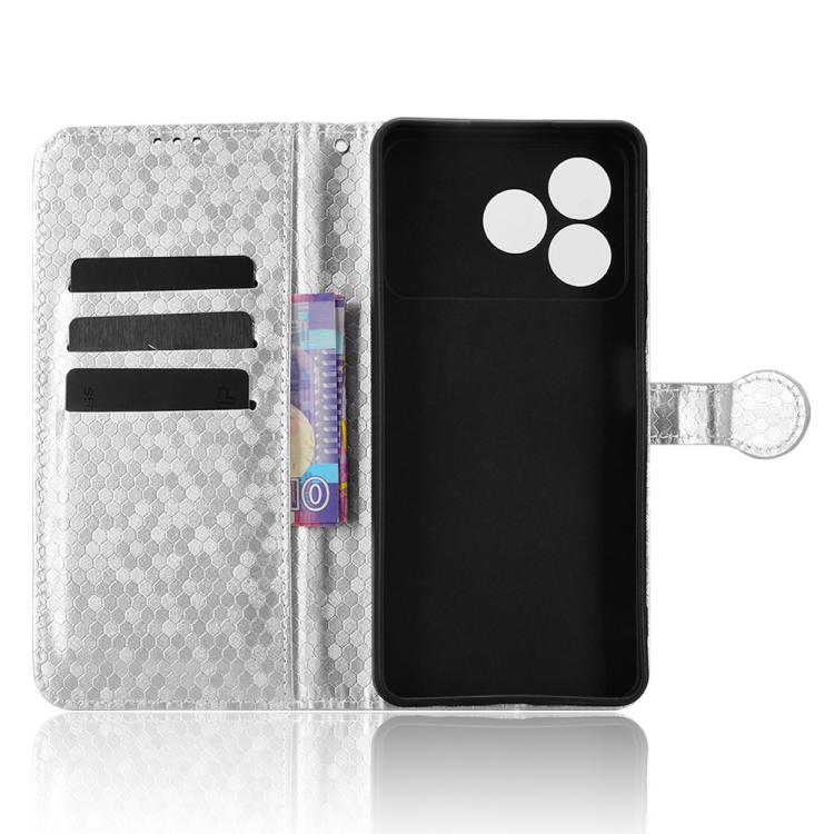 For ZTE Blade A36 4G Honeycomb Dot Texture Leather Phone Case