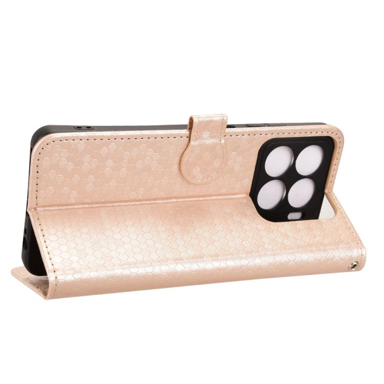 For ZTE Blade A56 4G Honeycomb Dot Texture Leather Phone Case