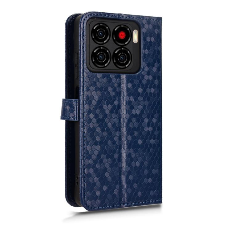 For ZTE Blade A56 4G Honeycomb Dot Texture Leather Phone Case