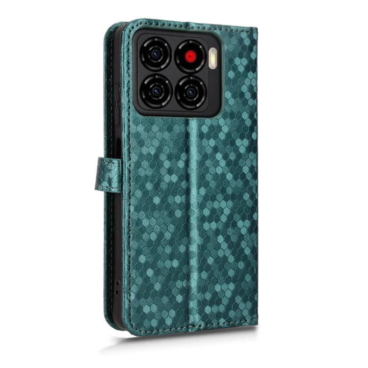 For ZTE Blade A56 4G Honeycomb Dot Texture Leather Phone Case