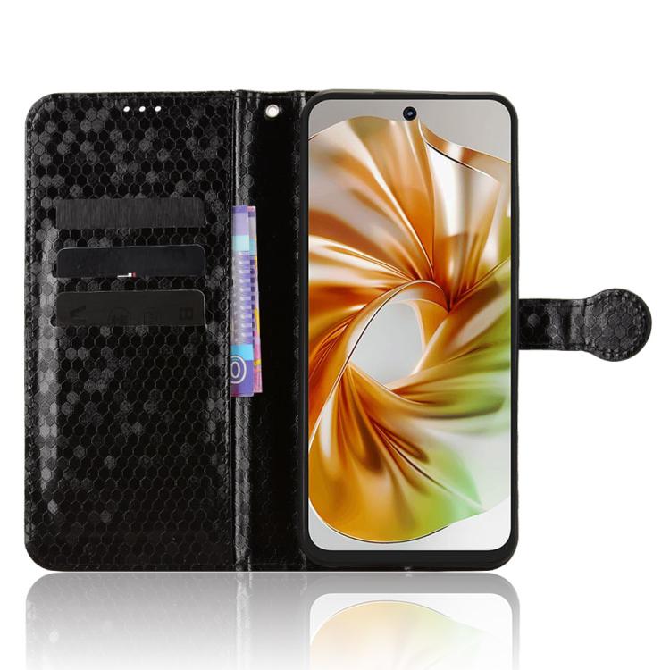 For ZTE nubia Focus 2 5G Honeycomb Dot Texture Leather Phone Case