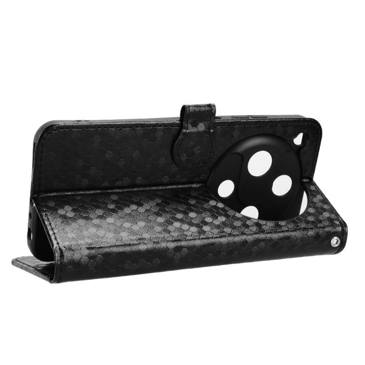For ZTE nubia Focus 2 5G Honeycomb Dot Texture Leather Phone Case