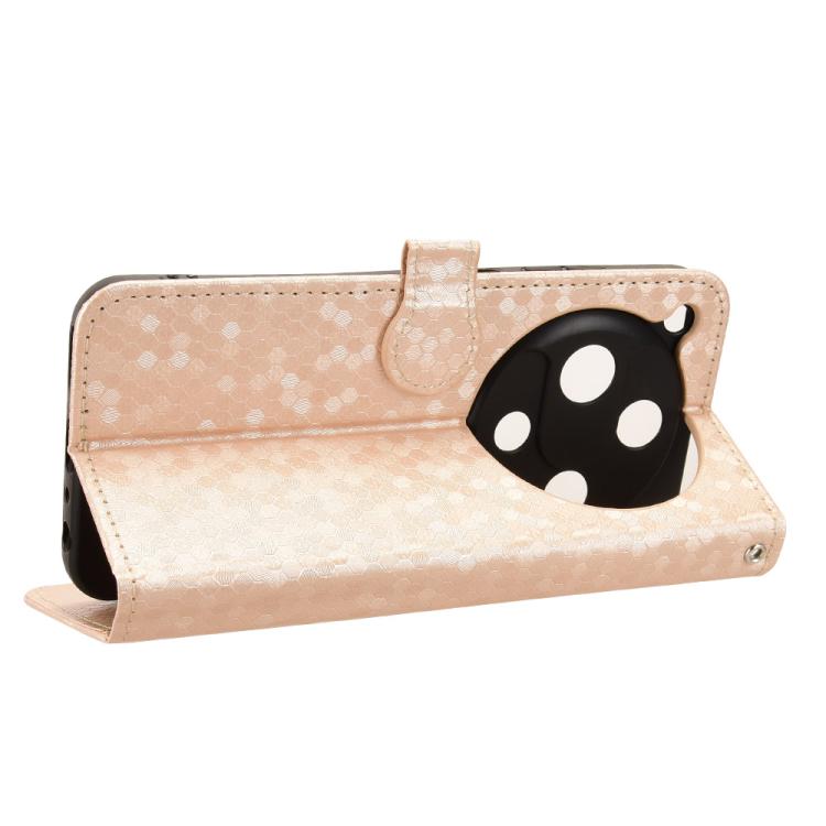 For ZTE nubia Focus 2 5G Honeycomb Dot Texture Leather Phone Case