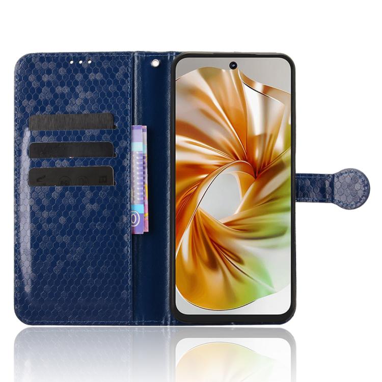 For ZTE nubia Focus 2 5G Honeycomb Dot Texture Leather Phone Case