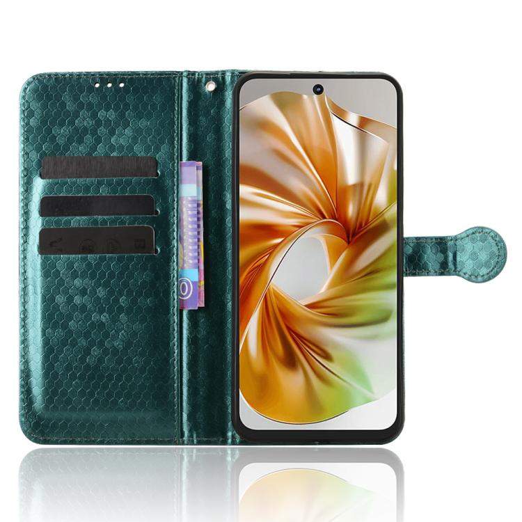 For ZTE nubia Focus 2 5G Honeycomb Dot Texture Leather Phone Case