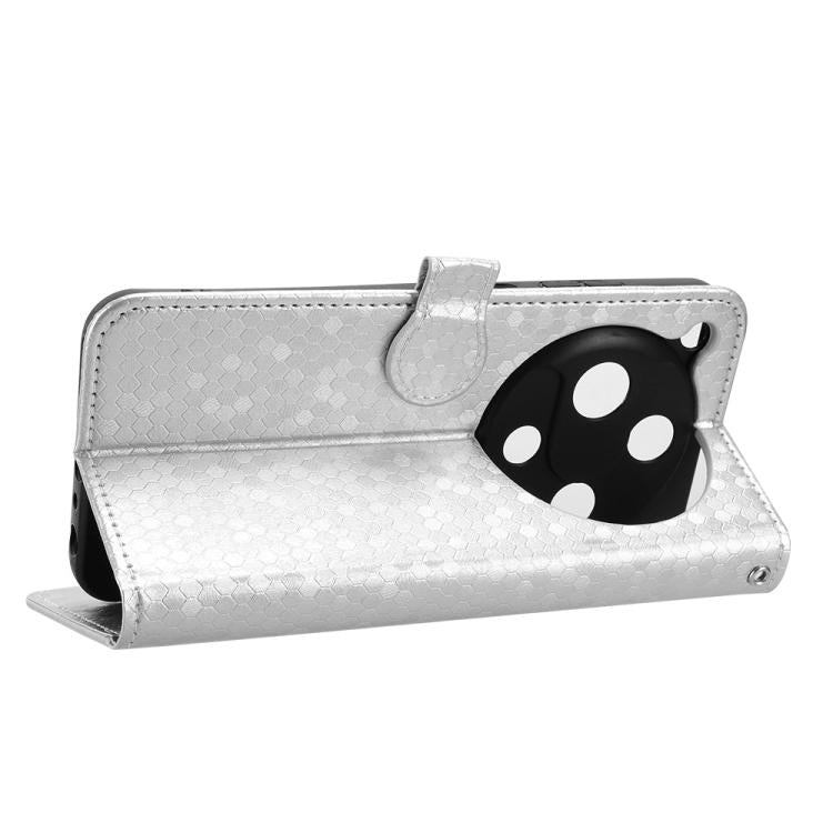 For ZTE nubia Focus 2 5G Honeycomb Dot Texture Leather Phone Case