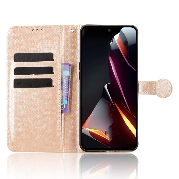 For ZTE nubia Neo 2 Honeycomb Dot Texture Leather Phone Case