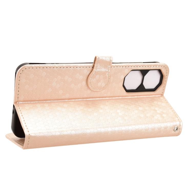 For ZTE nubia Neo 2 Honeycomb Dot Texture Leather Phone Case