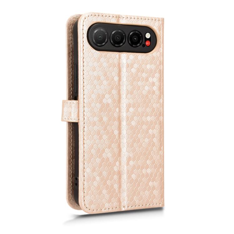 For ZTE nubia Air Honeycomb Dot Texture Leather Phone Case