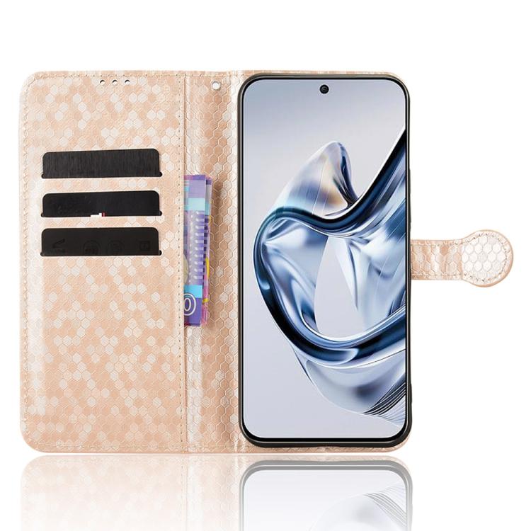 For ZTE nubia Air Honeycomb Dot Texture Leather Phone Case