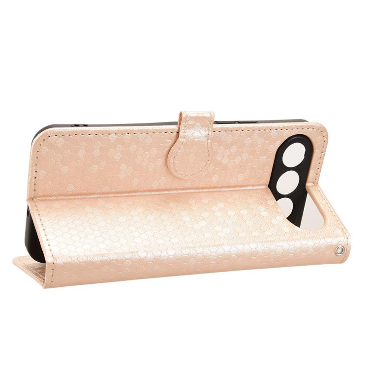 For ZTE nubia Air Honeycomb Dot Texture Leather Phone Case