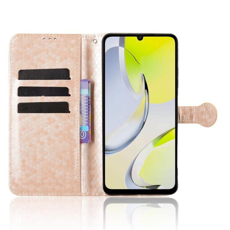 For ZTE Blade A76 4G Honeycomb Dot Texture Leather Phone Case